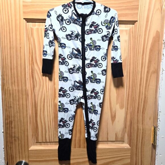 Fletch Motorcycle Bamboo Romper - Picture 1 of 4